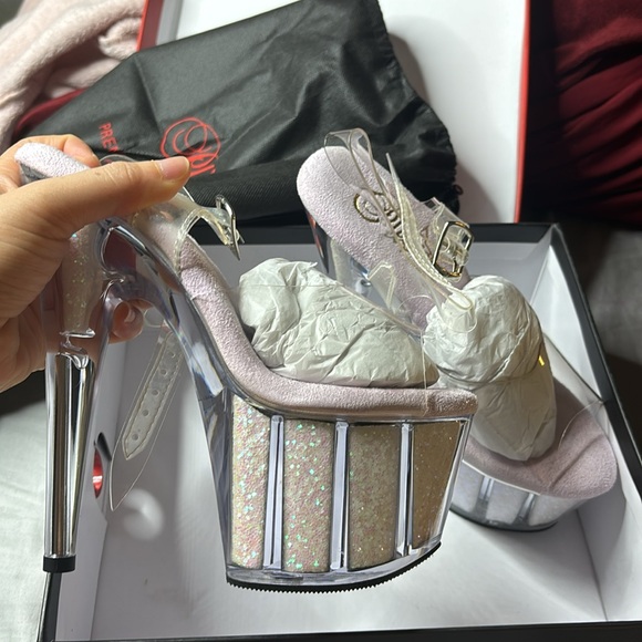 Pleaser Flamingo-808UVG Platform Shoes ( Brand: Pleasure Shoes ) - Picture 7 of 7